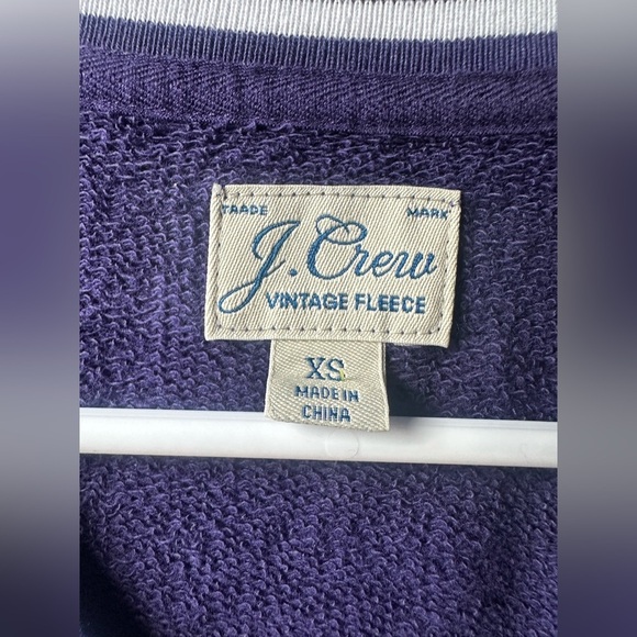 J. Crew Vintage Fleece in Rich Purple - Picture 5 of 5